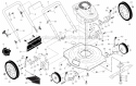 Part Location Diagram of 583723701 Poulan Wheel Bracket Support, RH