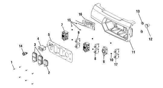 Part Location Diagram of 638496048 Homelite FRONT PANEL
