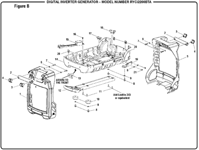 Part Location Diagram of 525296010 Homelite BOTTOM BASE