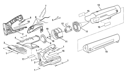 Fig-0 Diagram and Parts List for P2108 107267001 Ryobi Leaf Blower / Vacuum