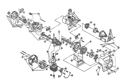 Fig-0 Diagram and Parts List for IDC520-2 009056201-104006900 Ryobi Trimmer