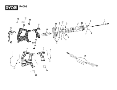 Part Location Diagram of 563915001 Ryobi O-Ring
