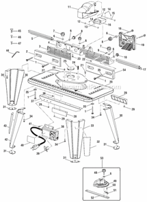 Part Location Diagram of 9002800005 Ryobi Mpp Sliding Face Left