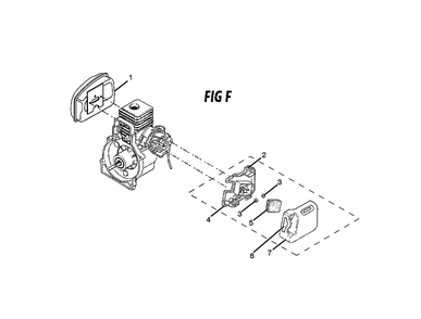 Fig-3 Diagram and Parts List for UT70007  Ryobi Trimmer