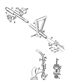 Fig-1 Diagram and Parts List for IDC520 810043501-909079489 Ryobi Trimmer