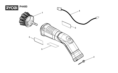 Part Location Diagram of 941655036 Ryobi Logo Label
