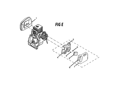 Part Location Diagram of PS02523 Homelite DECAL, CHOKE (INTL NON S.