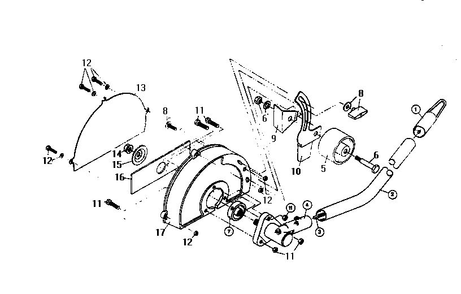 Part Location Diagram of 180198 Ryobi Drive shaft