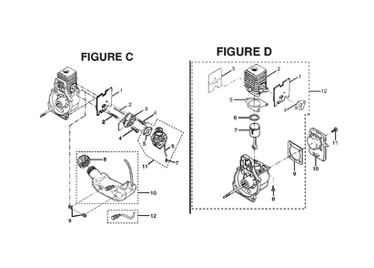 Fig-2 Diagram and Parts List for AK70023  Ryobi Trimmer