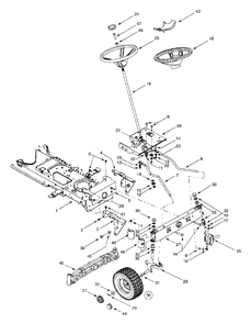 Part Location Diagram of 783-0727D-0716 MTD Brkt:pivot:supt cub yellow-99