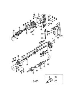 Part Location Diagram of 6071433 Ryobi Nose piece