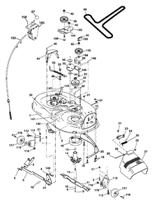 Part Location Diagram of 169676 Murray * Clutch Cable 42