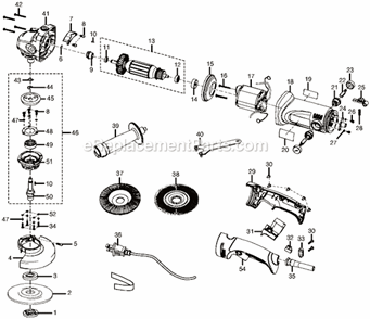 Part Location Diagram of 039028007034 Ryobi Holder Carbon Brush