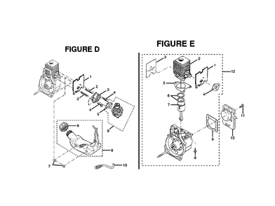 Fig-2 Diagram and Parts List for UT70005  Ryobi Trimmer