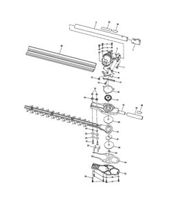 Fig-0 Diagram and Parts List for RY15800  Ryobi Trimmer