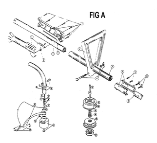 Part Location Diagram of 683604 Lawn Boy Lower Shaft Hsg Assembly