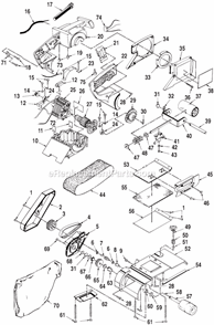 Part Location Diagram of 931744059 Ryobi Flat Washer Wc400 Csb120 Csb13