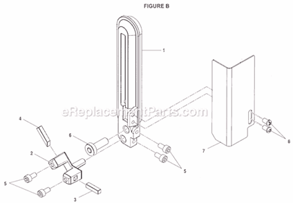 Page B Diagram and Parts List for BS902  Ryobi Band Saw