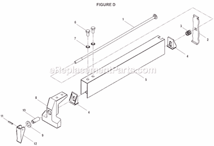 Page D Diagram and Parts List for BS902  Ryobi Band Saw