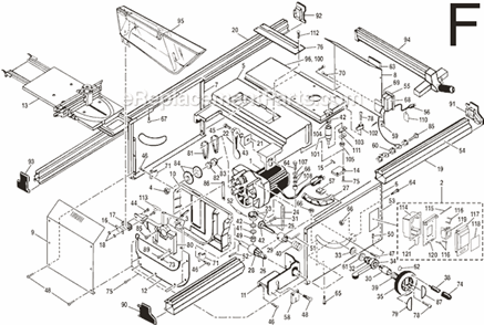 Part Location Diagram of 661853001 Ryobi Spacer Bt3000