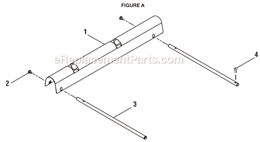 Page A Diagram and Parts List for BTS20R-1  Ryobi Table Saw