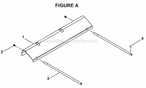 Page A Diagram and Parts List for BTS20R  Ryobi Table Saw