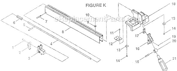 Part Location Diagram of 131010213 Ryobi SLIDER