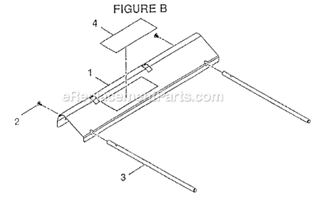 Page B Diagram and Parts List for BTS20  Ryobi Table Saw