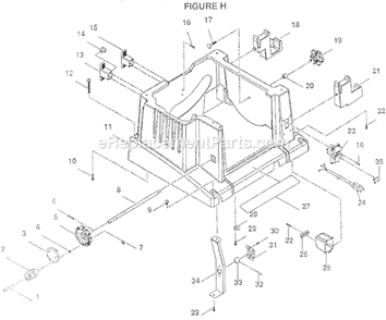 Part Location Diagram of 0131010211-39 Ryobi Fence Hanger - Front