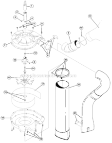 Part Location Diagram of 791-181853 MTD Mounting Screw