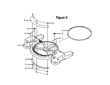 Fig-2 Diagram and Parts List for TS1553  Ryobi Saw