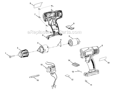 Part Location Diagram of 632340001 Ryobi Housing Clip