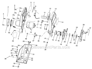 Part Location Diagram of 940114191 Ryobi Logo Label On Upper Guard Cover