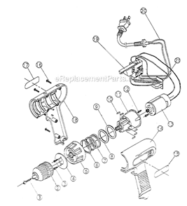 Part Location Diagram of 982674001 Ryobi Chuck 3/8 Keyless
