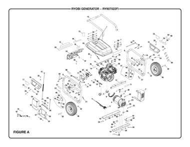 Part Location Diagram of 290419005 Ridgid Battery Cable (Black)