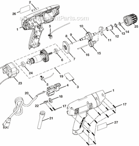 Part Location Diagram of 690032011 Ryobi Chuck