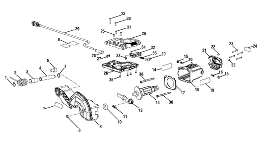 Figure A Diagram and Parts List for TS 1144 (Rev 01)(2019-03) Ryobi Miscellaneous
