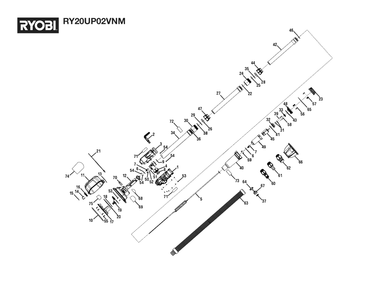 Part Location Diagram of 660203087 Homelite St screw steel ch m30x 12