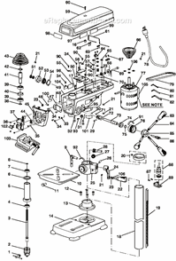 Part Location Diagram of 089140200076 Ryobi Depth Stop Ring