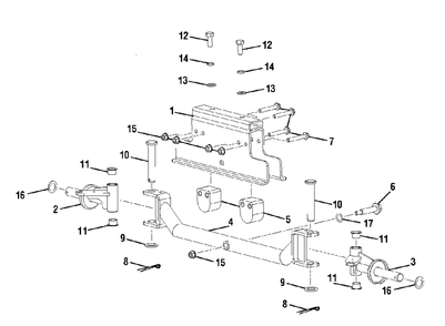 Figure D (Front Axle Assembly) Diagram and Parts List for RY 48112 (Rev 01)(099749011)(2018-02) Ryobi Lawn Tractor