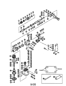 Part Location Diagram of 6100130 Ryobi Spindle gear