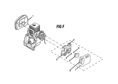 Fig-3 Diagram and Parts List for UT70005  Ryobi Trimmer