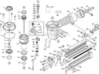 Part Location Diagram of 079001001005 Ryobi Compression Spring