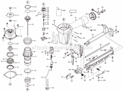 Part Location Diagram of 79002001046 Ryobi SPRING