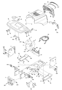 Part Location Diagram of 583712601 Husqvarna Fender