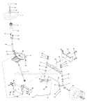 Page D Diagram and Parts List for HDK19H42 96016000400 Ryobi Lawn Tractor