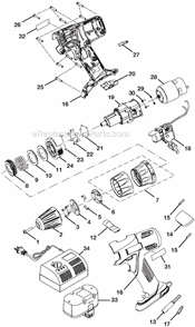 Part Location Diagram of 6872401 Ryobi Spring Torque Control
