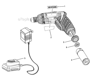 Part Location Diagram of 140132009 Ryobi Charger