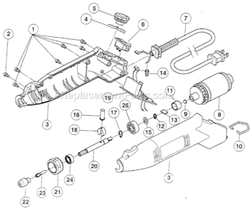Page A Diagram and Parts List for HT20VSK  Ryobi Multi-Tool