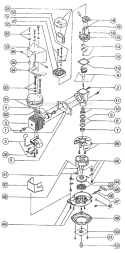 Page A Diagram and Parts List for 300BV IDC  109012001-203096320 Ryobi Leaf Blower / Vacuum